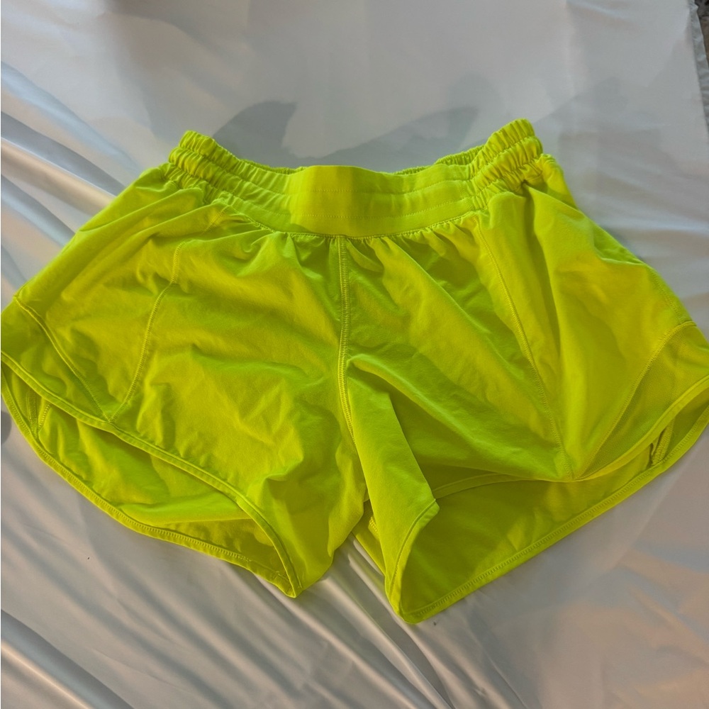 lululemon athletica Neon yellow Athletic Shorts
